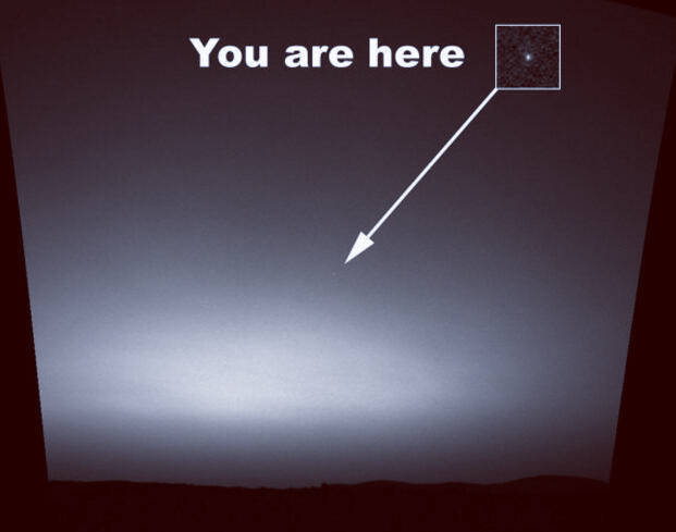 在火星上看地球地球也是天上的一颗星星吗