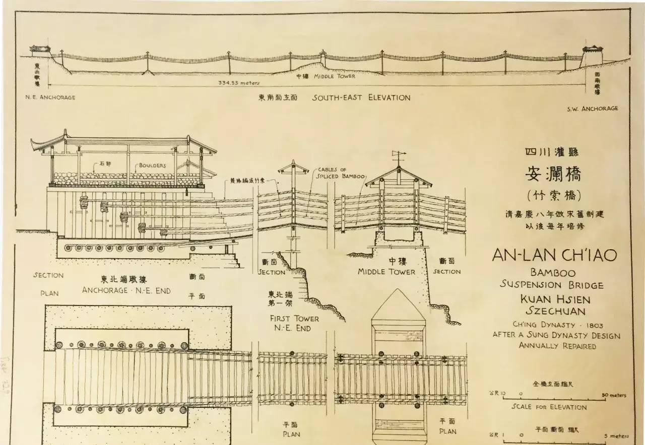 大師梁思成古建築手繪稿當時沒有cad但精美程度令人歎為觀止