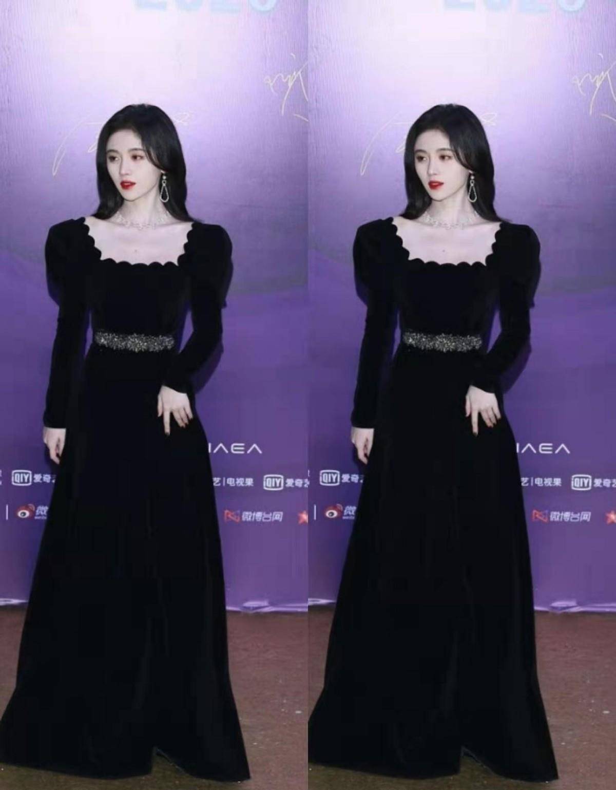 原创入冬了少不了丝绒服装跟着鞠婧祎学丝绒穿搭复古又高贵