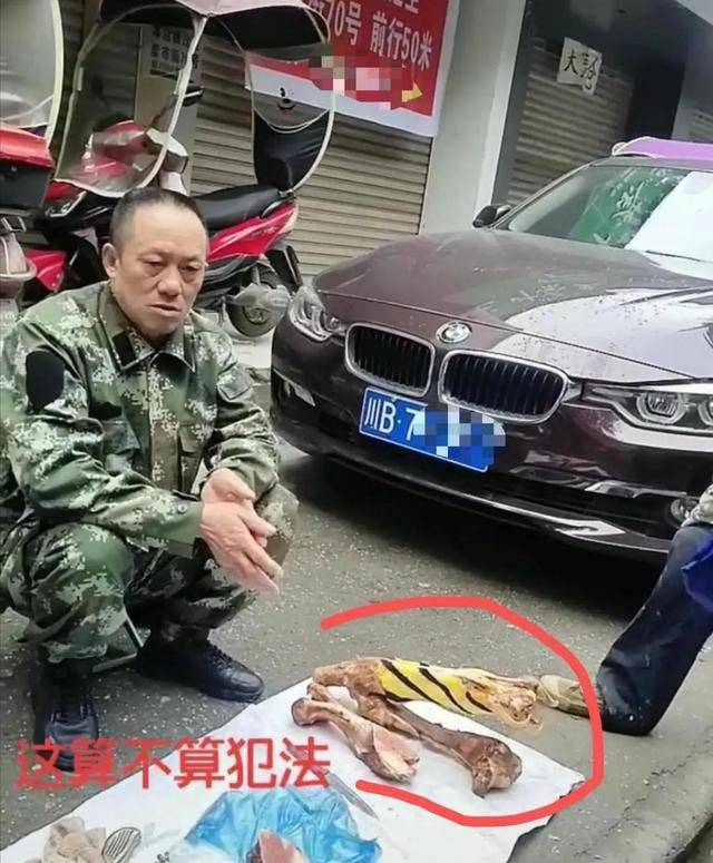 原创有人公然摆摊卖虎骨网友从清朝开始世世代代打猎很正常