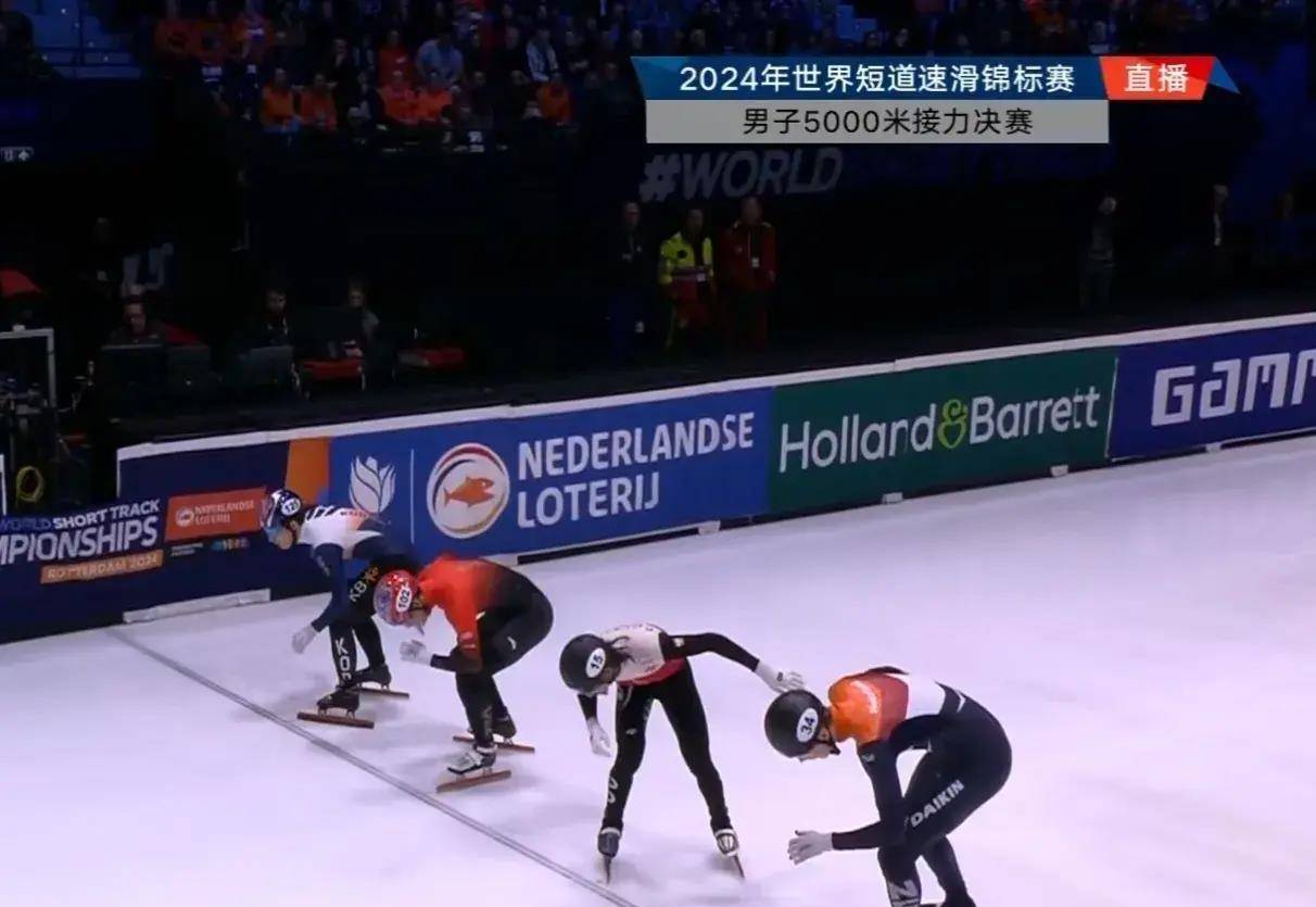 原创我们短道速滑男子接力惊艳夺冠林孝埈冲刺引爆全场