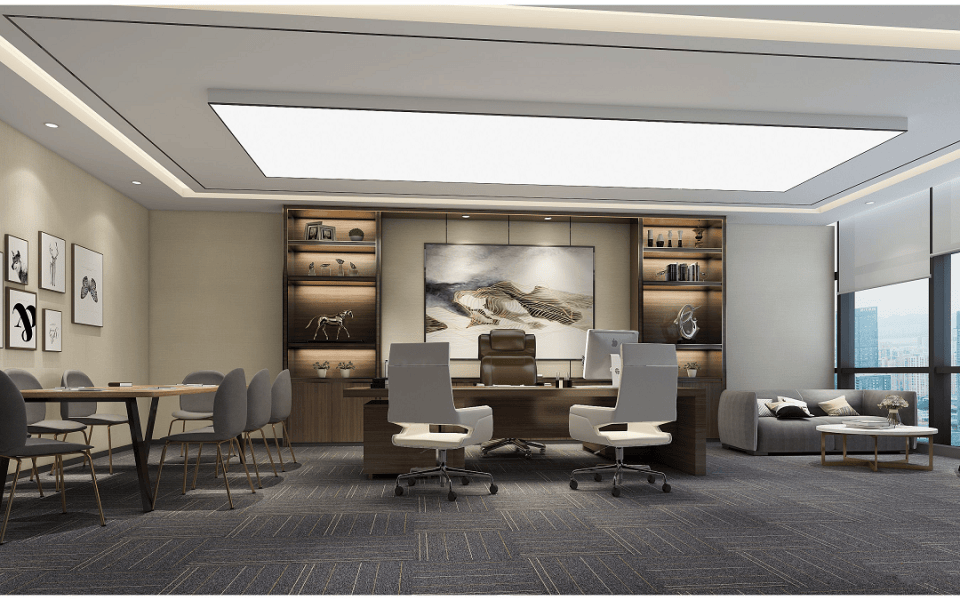 陕西集团办公室如何装修设计办公楼装修写字楼装修设计