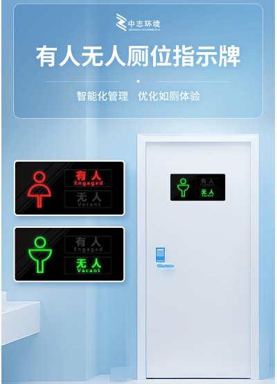 公共厕所的革命:中志科技的智能指示牌让等待变成历史_产品_环境_深圳