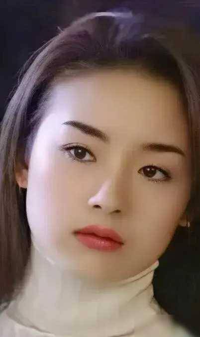 董洁与刘亦菲犹如双胞胎二人均拥有小巧精致的巴掌脸和五官