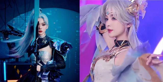 她用自己的美貌和气质将貂蝉的优雅表现得淋漓尽致,一举一动仿佛都在