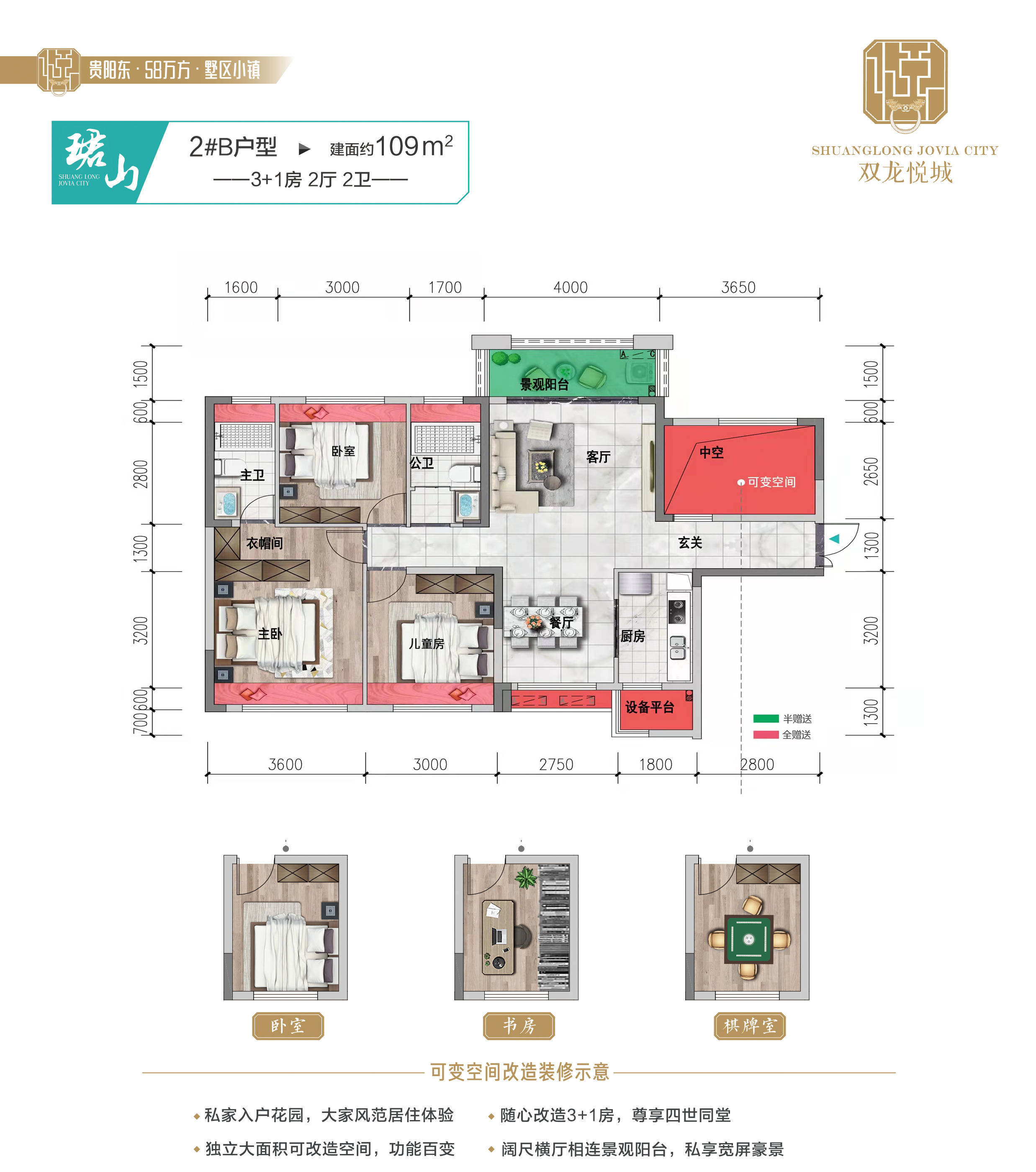 龙悦居二期户型图图片