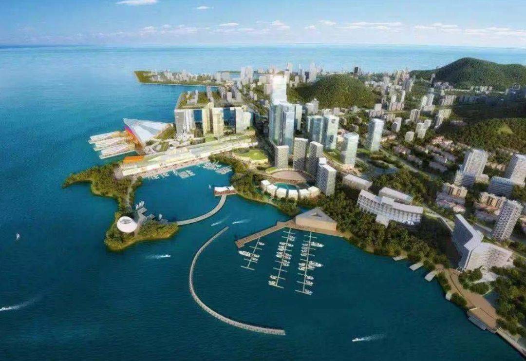 深圳湾区,太子湾邮轮港区三区叠加的核心位置,紧邻深圳国际化程度最高