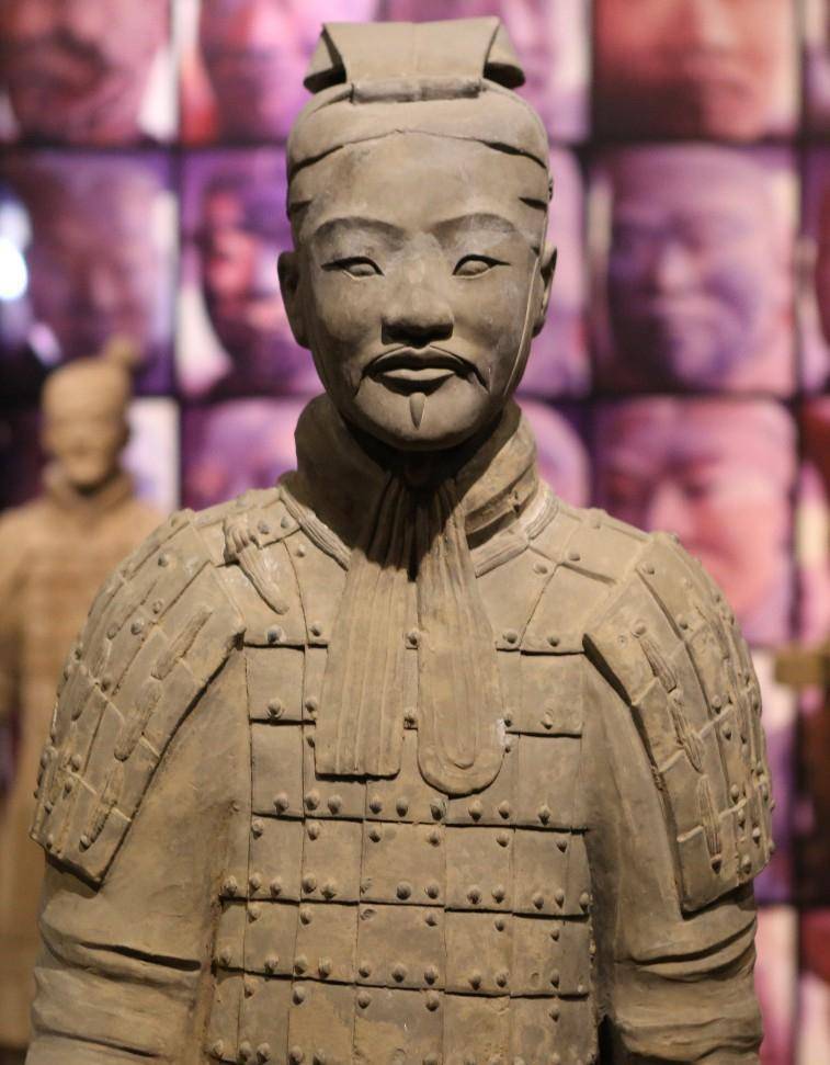 "梁天"兵马俑,以其与梁天(喜剧演员)惊人的相貌相似度而著称.