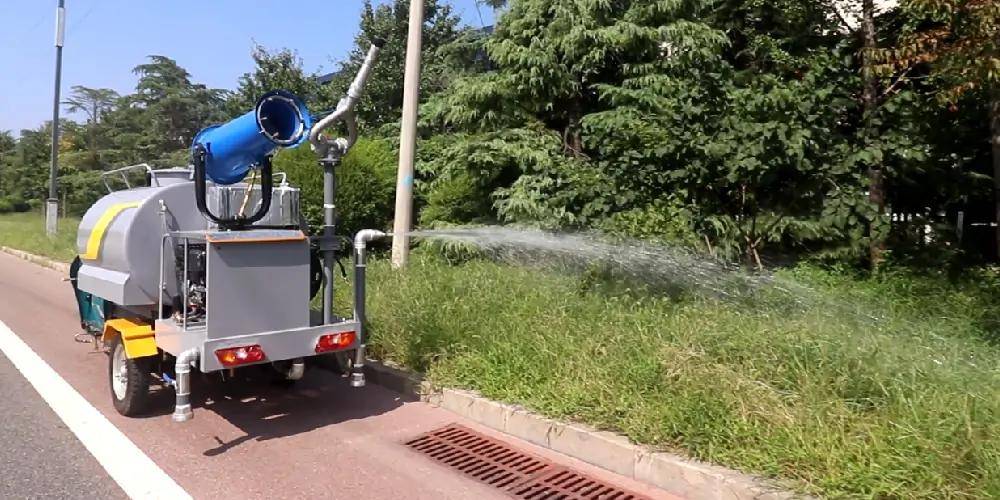 纯电动三轮洒水车,解决城市春季扬尘问题
