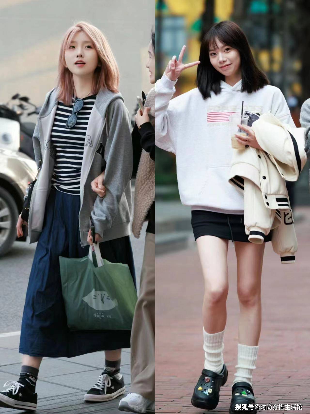 搭配卫衣都要学会选择合适的下装,尤其是到了中年阶段以后,卫衣跟裙子