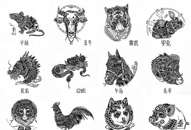 原创唐昭陵墓志边饰的十二生肖图案为何一直在变化其中又有何蕴意