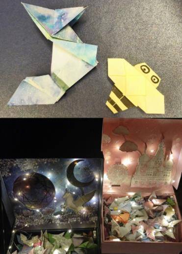 杨幂特意给折纸拍照晒出来,也是在回应粉丝的祝福吧,心思太细腻了!