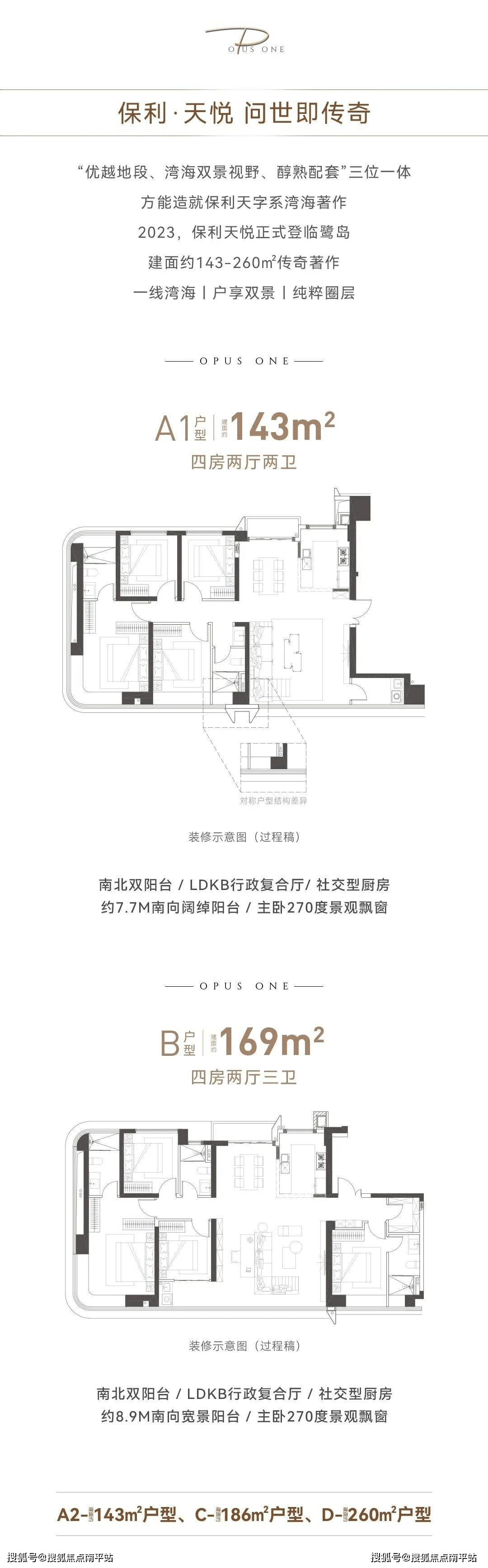 保利天悦二期户型图图片