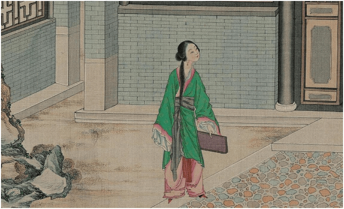 教春梅扒了她的衣裳,把手也给捆上,拿着马鞭子雨点般抽向秋菊,可怜的