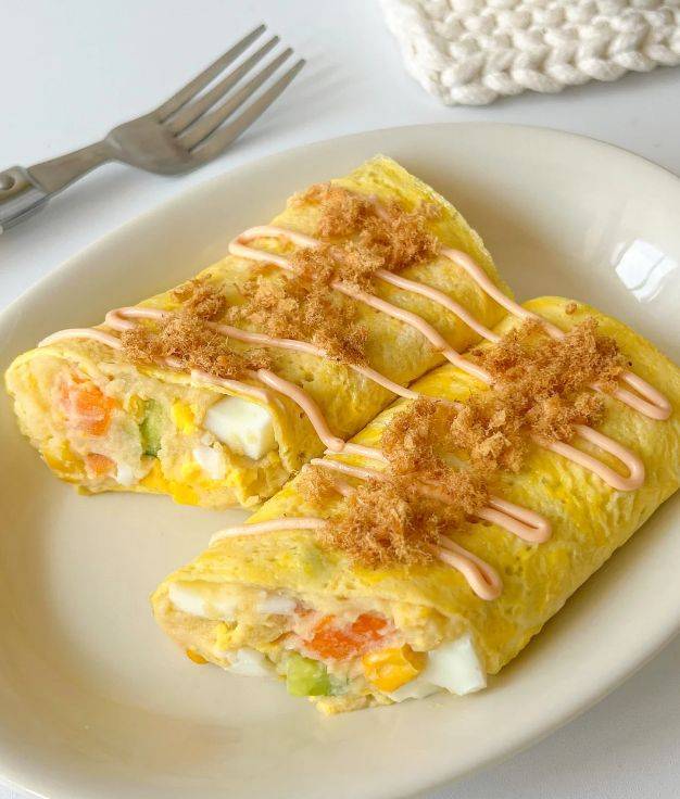 都去做这个时蔬沙拉卷做法简单营养好吃