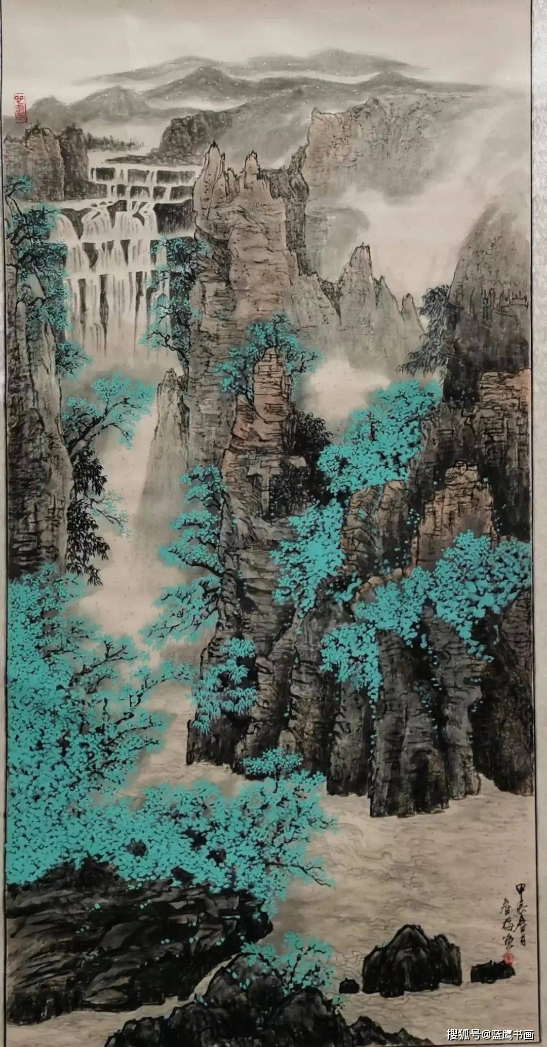 原创著名女画家金春梅纤手挥毫情意浓墨香国画醉人心