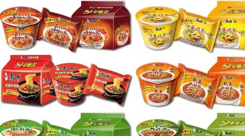 康师傅方便面有20多种口味你都吃过哪几种
