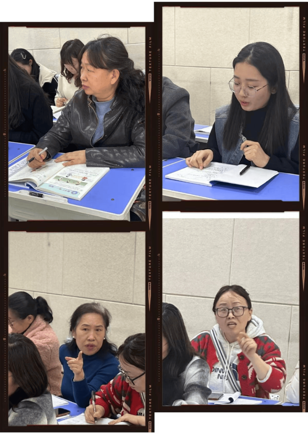 接着说出自己被子路数学老师们精益求精的精神感动,被数学老师们团结