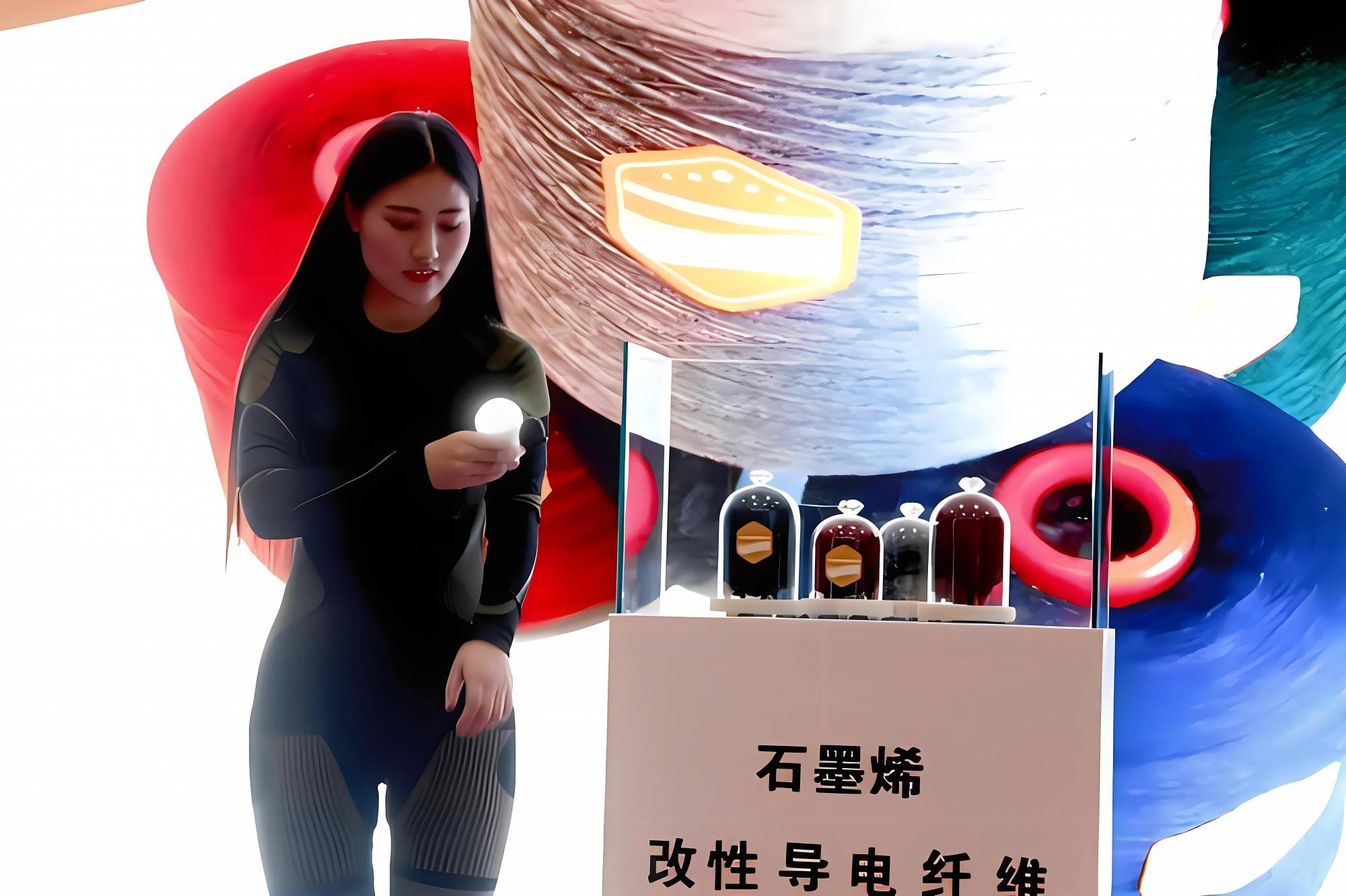 稀有科技华稀石墨烯超导电纱线面料市场需求量大增_生产_应用_加工