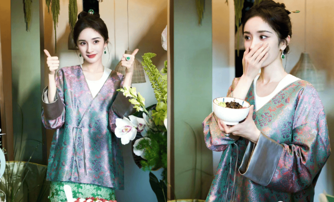 2023年,新中式的风开始吹了起来,姐姐作为时尚圈的领人物,更是凭借一