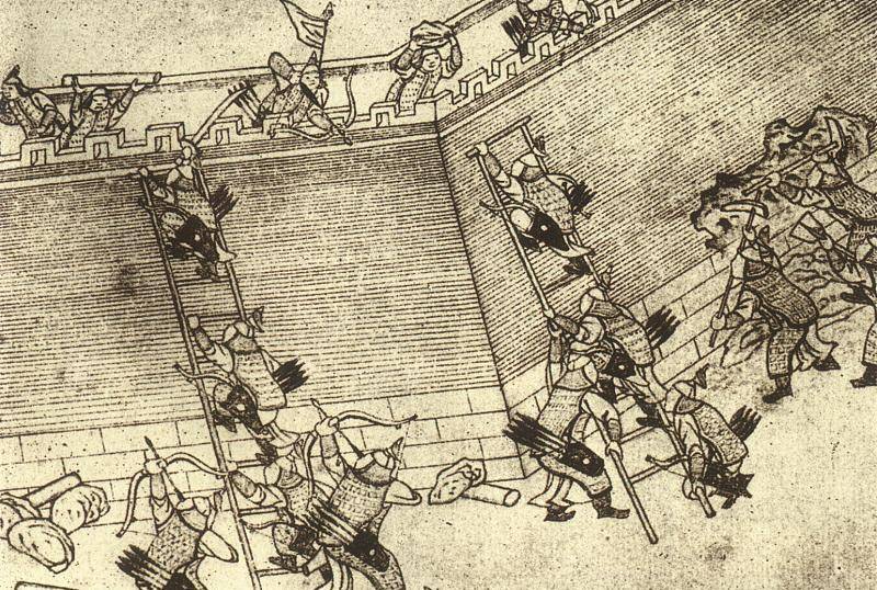 甚至屠城,比如安史之乱张巡守睢阳;李光弼守河阳;田神功攻扬州