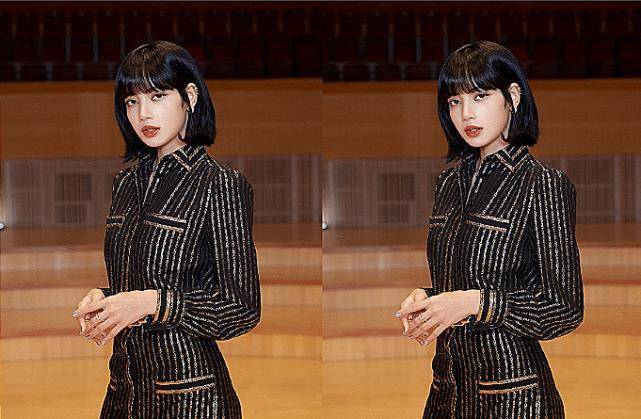 原创难怪lisa一直都散着头发当她将头发全盘起来后脸大到不敢认