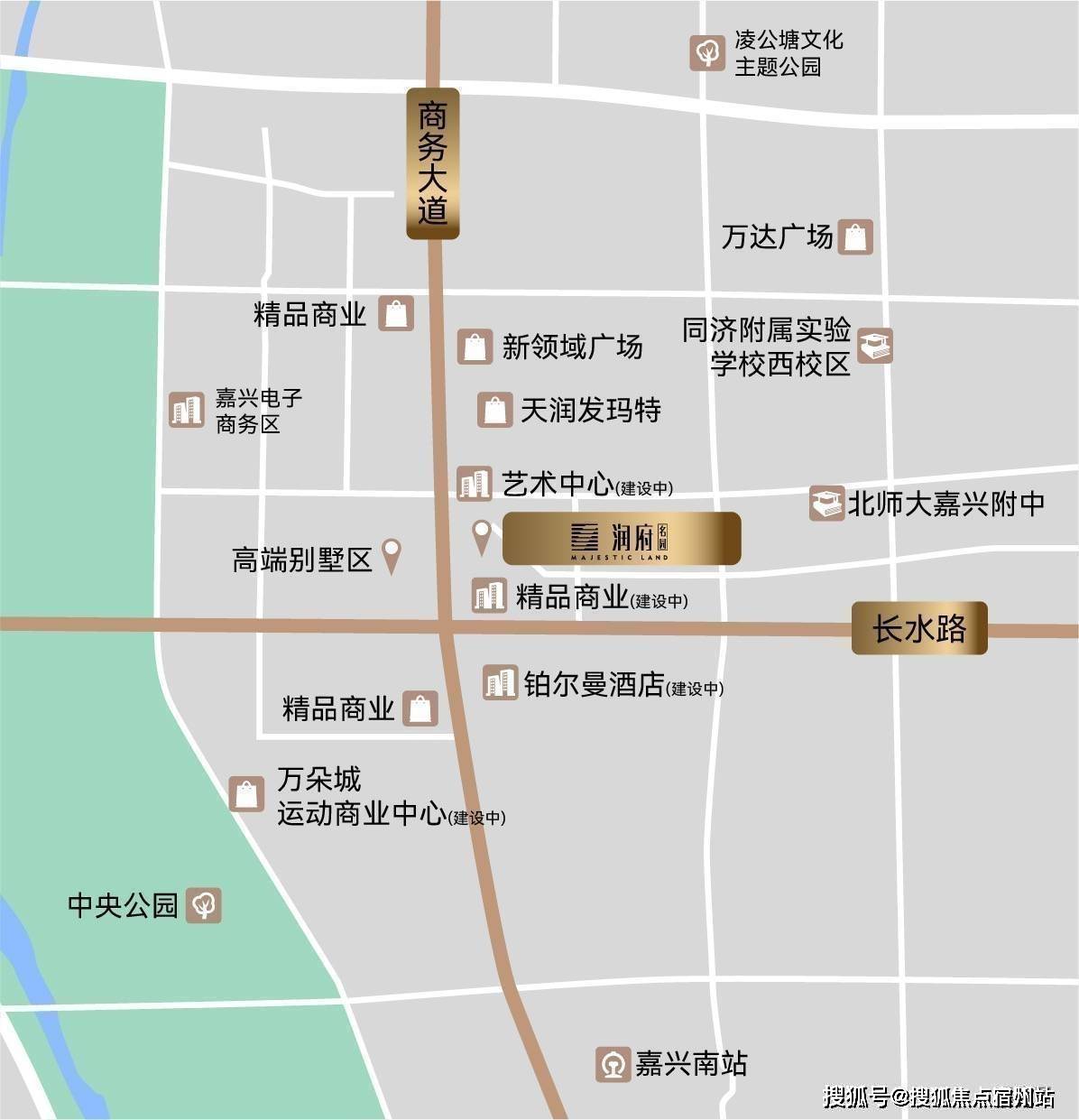 城市名园地图图片