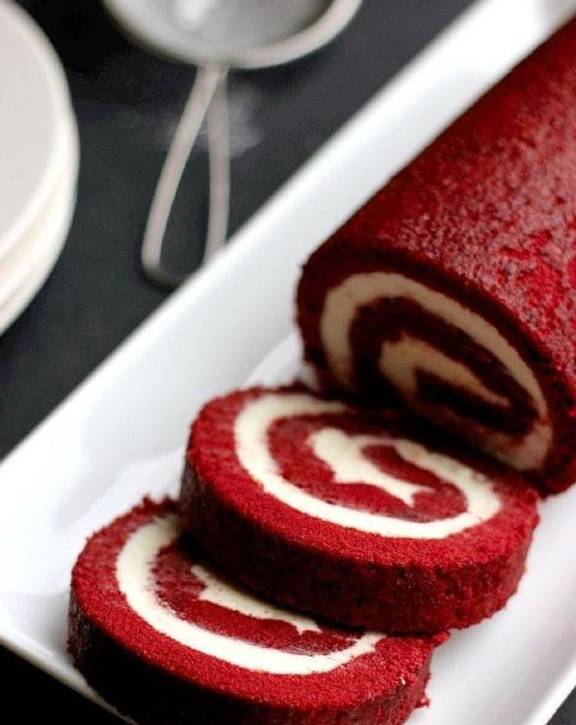 红丝绒蛋糕,在蛋糕届也是一枚颜值妥妥的明星蛋糕