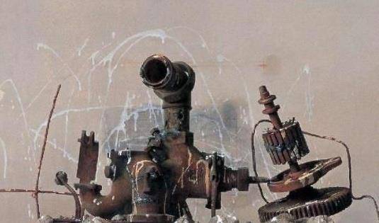 冷军画发动机价值1890万此后又画出黄泥中的发动力更为震撼