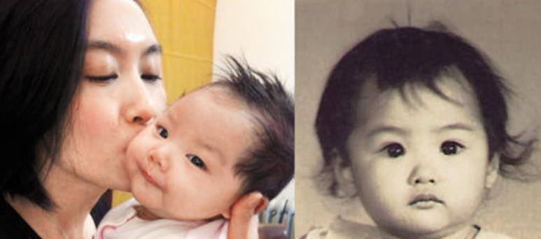 原创当朱茵女儿的照片曝光简直是小版的紫霞仙子太仙了