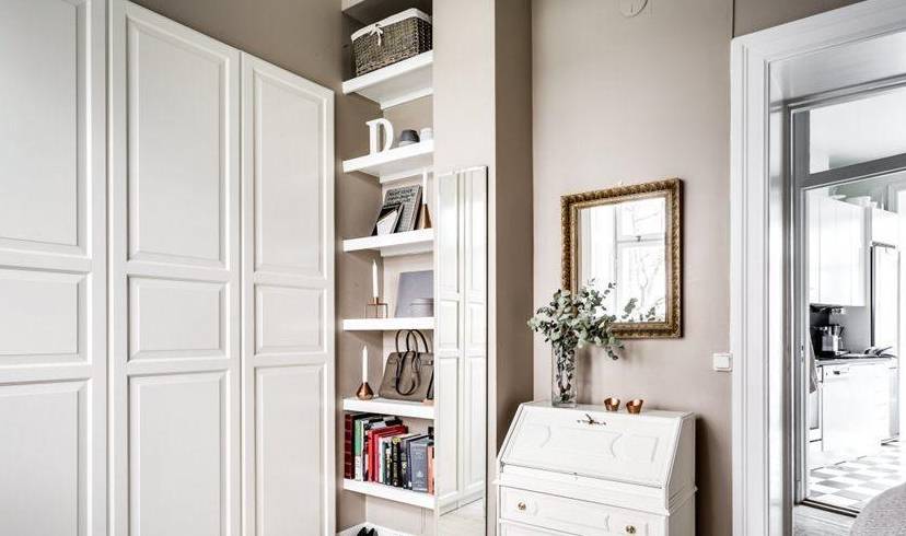 原创参观奇葩闺蜜的二手房在卧室墙上淘个洞收纳效果竟翻倍