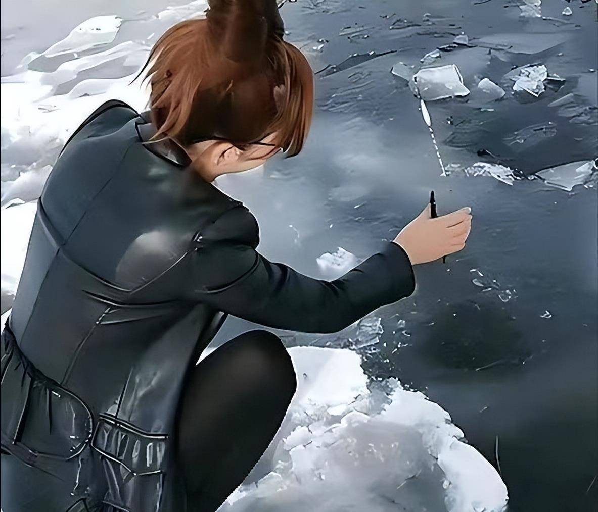 原创下雪前夕好钓鱼雪后刮风回家去