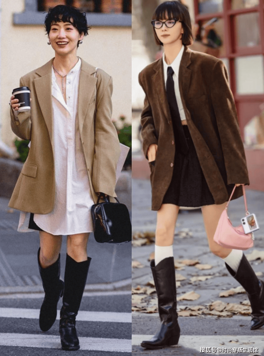 原创为什么上海女生穿西装这么好看看这些对比图你就知道了
