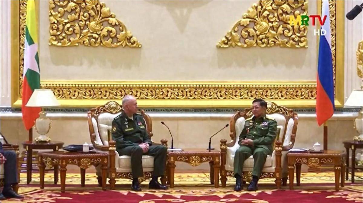 原创敏昂莱大将访华被拒先等到了俄罗斯的强援缅甸内战生变