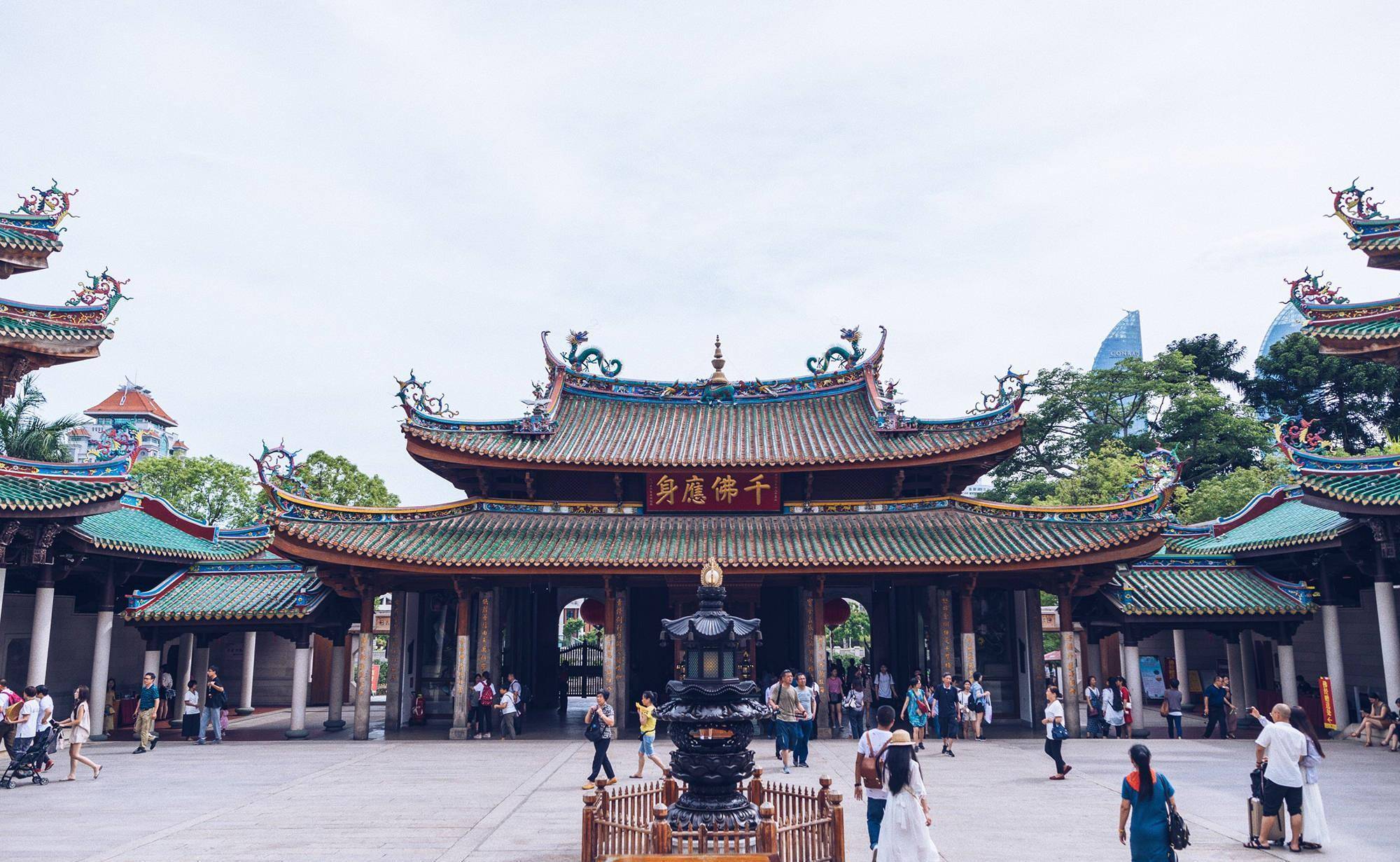 厦门八大风景区之一南普陀寺,著名的闽南佛教胜地,不要门票