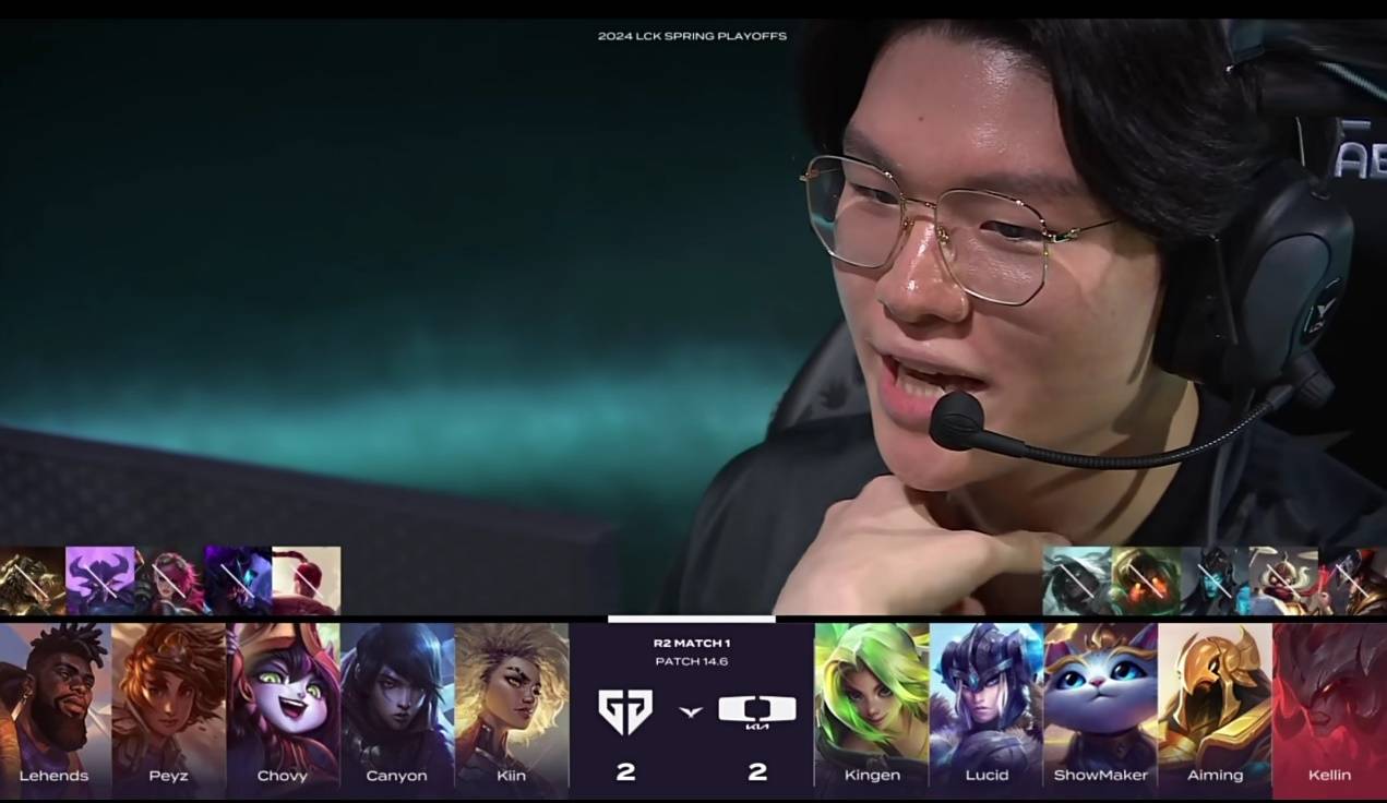 本轮bo5中dk战队下路选手aiming展现出了非常出色的竞技状态,多次线