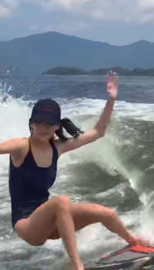 没有想到看似比较温柔的吴千语,竟然也会喜欢这种竞技运动