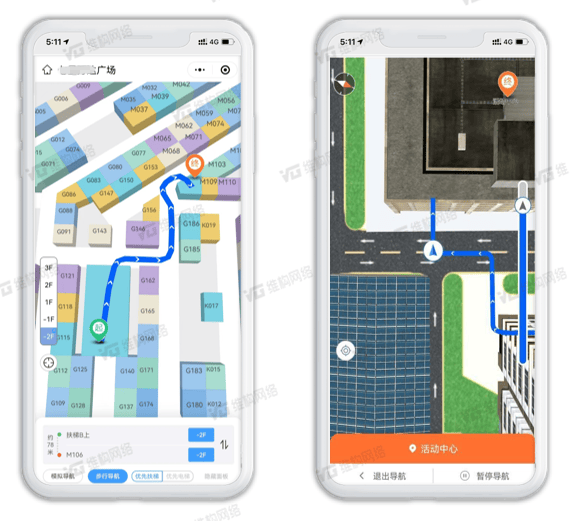 停车场室内定位导航系统,一键导航至空余车位