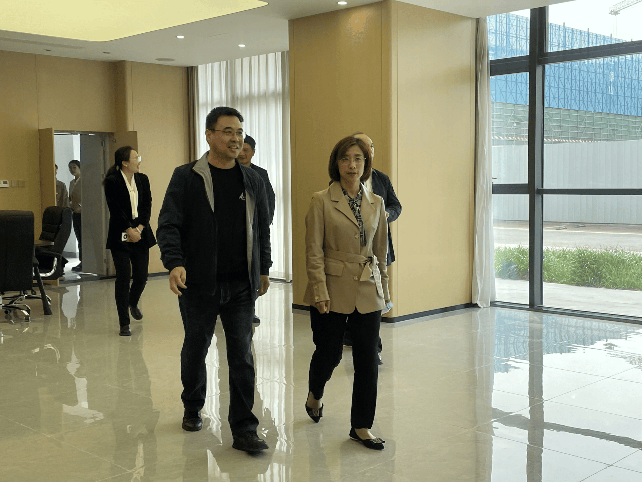 济南市工业和信息化局副局长徐磊莅临海凭国际济南医疗器械产业园考察