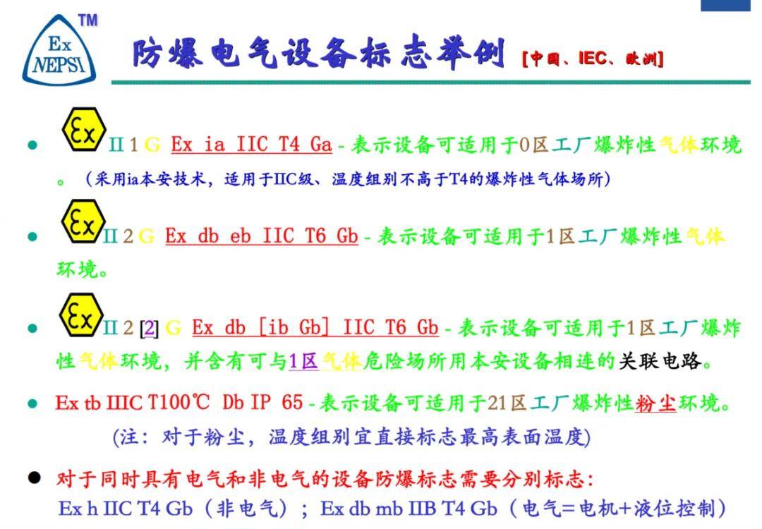 防爆标志解读