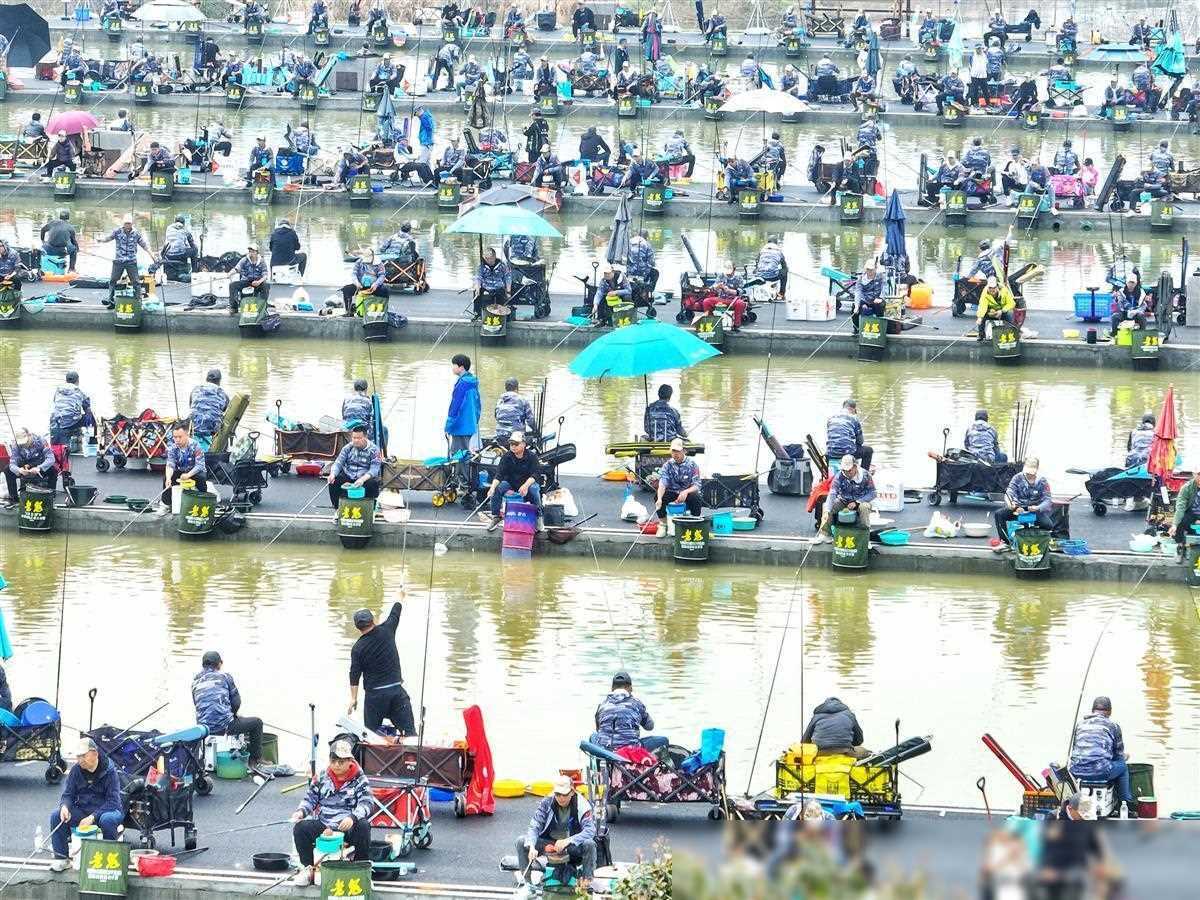 在湖北沙洋乐山湖国际垂钓中心,2024年中华垂钓大赛湖北荆门沙洋选拔