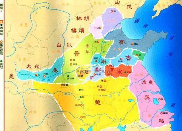 战国时期的开启也不完成是因为晋国分裂,晋国