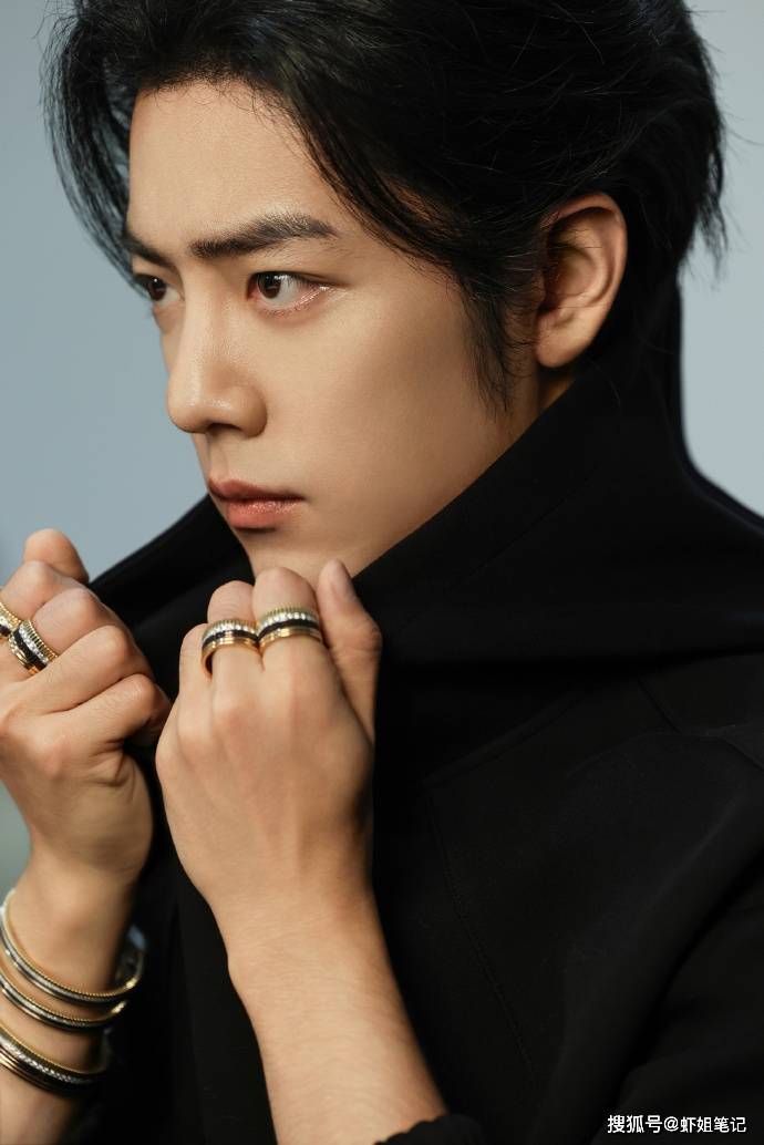 原创肖战长发侧颜库存颜值震撼全网惊艳程度再创新高