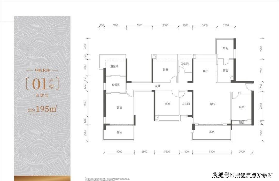 9栋b座01户型单数层195平4房8栋01户型双数层173平4房深圳星河银湖谷
