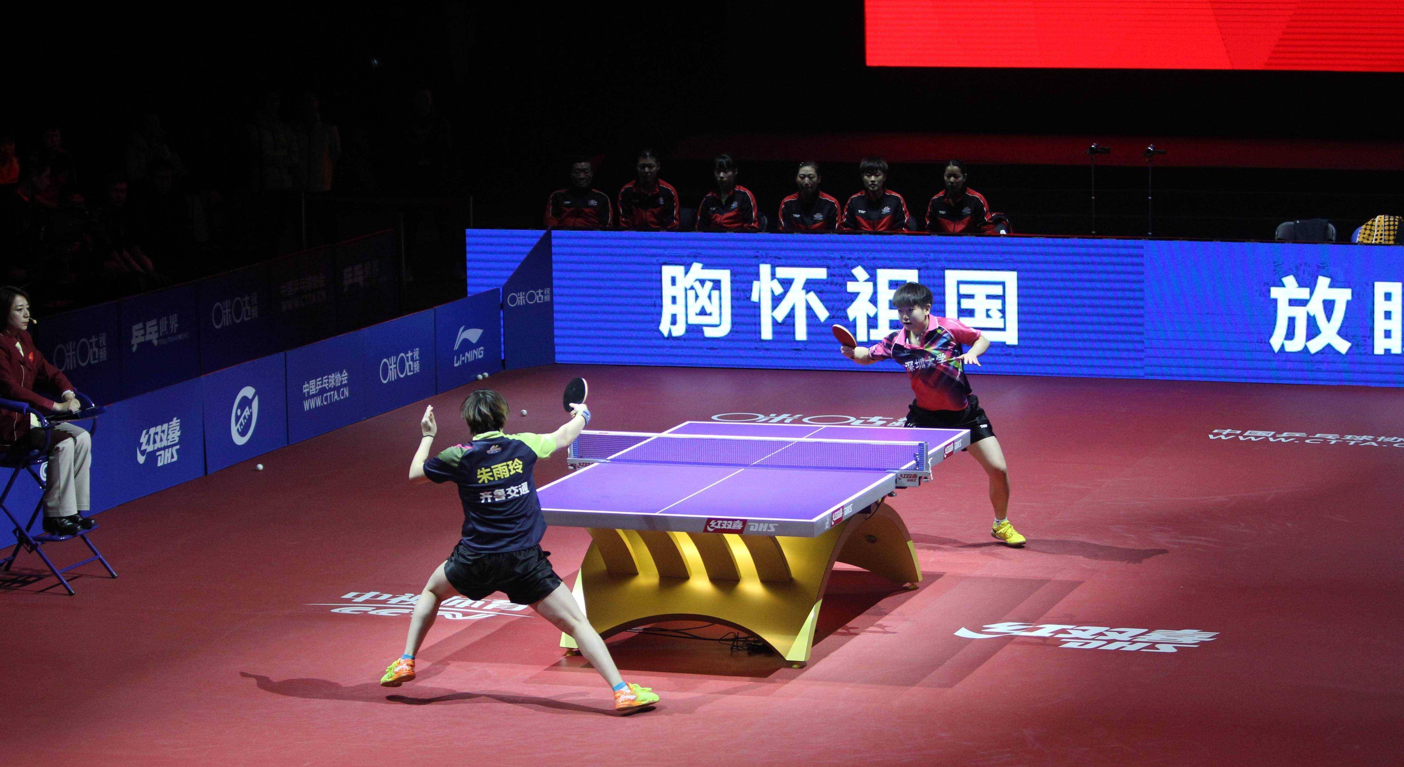 跟着孙颖莎学习乒乓球高级技术,看看孙颖莎的网前功夫-近台摆短