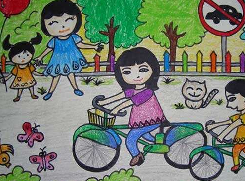 有许多家长为孩子买了许多简笔画大全之类的书,让孩子照着书上的画.