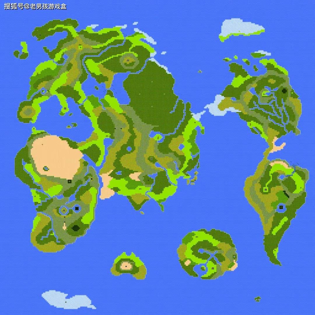 《勇者斗恶龙3》的地图设计最为经典,将游戏世界与现实世界相结合