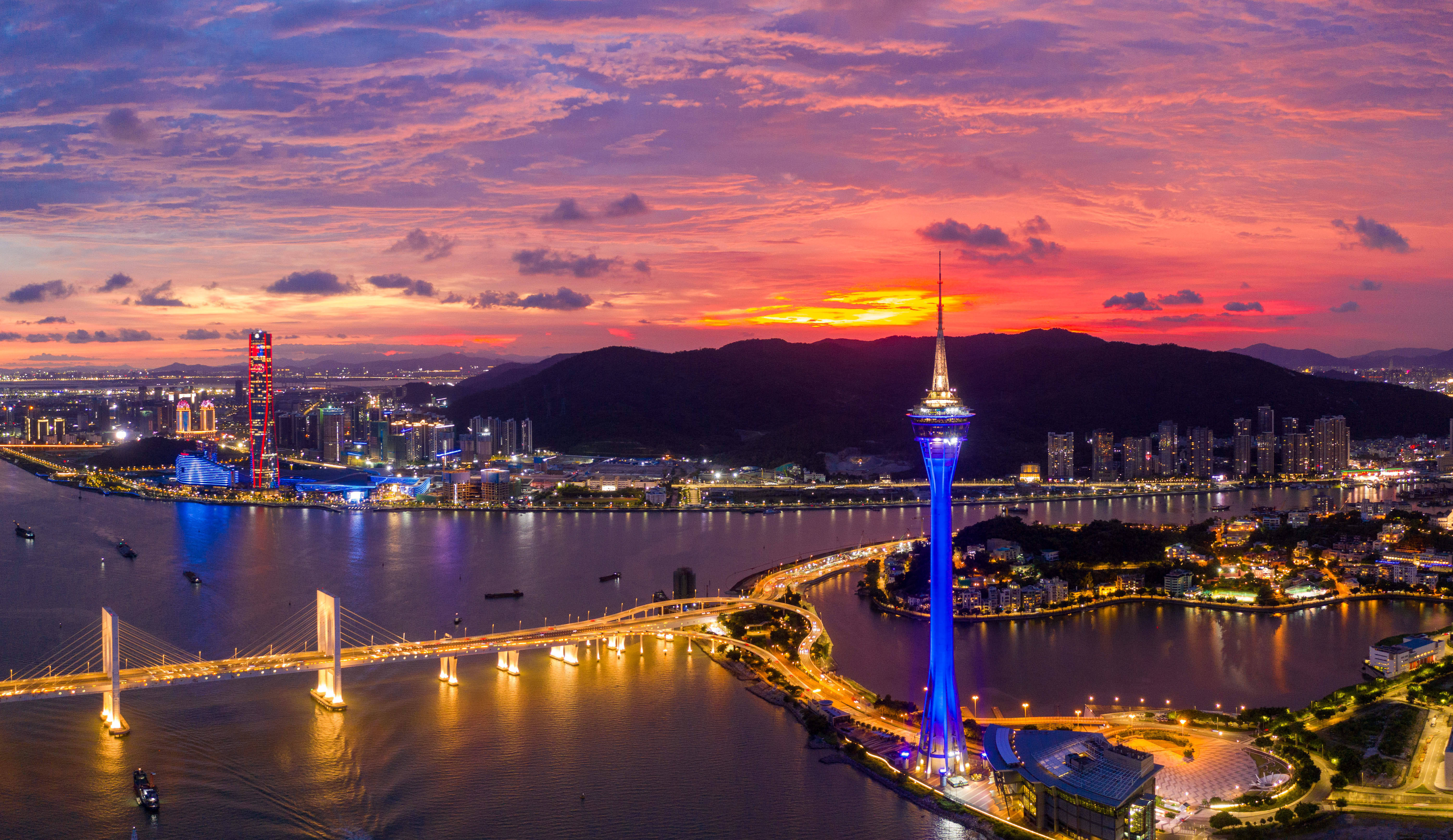 香港夜景头像图片