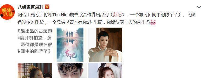 丁禹兮陈芊芊后演新剧女主是the9成员两人合作不火都难