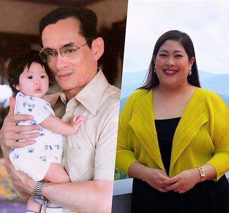 西里帕朱拉蓬公主,小时候很可爱,老国王很喜欢这个外甥女,经常抱在手